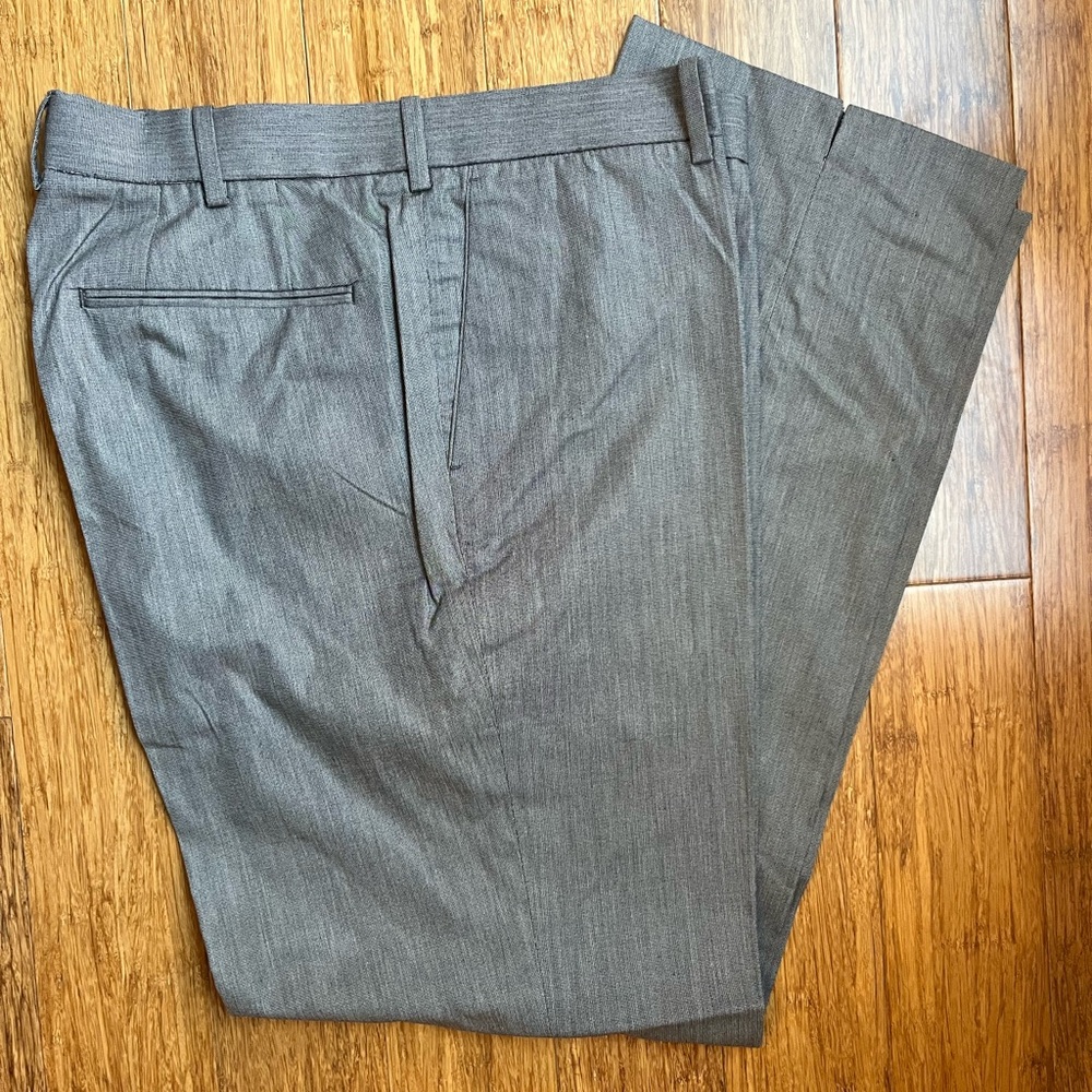 Carnoustie Gray Flat Front Pants Men's Size‎ 36x31